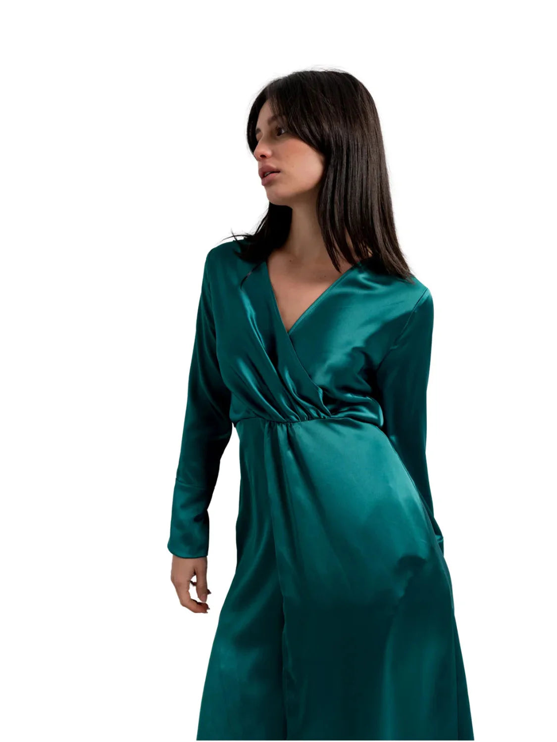 Vestido Cruzado BdeF Verde | Bicos de Fío