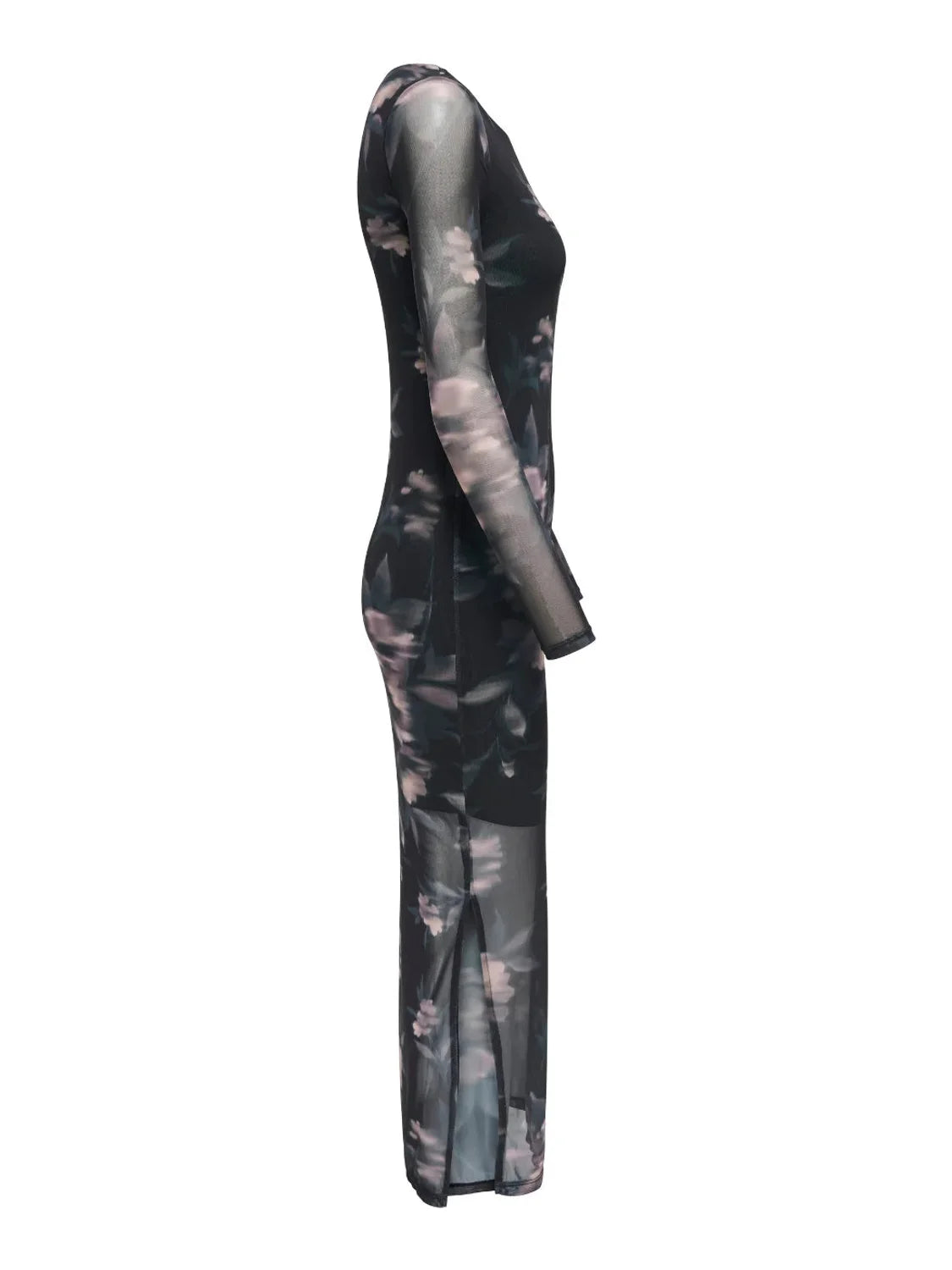 Vestido Midi Malla ONLY Kaya Negro | Bicos de Fío