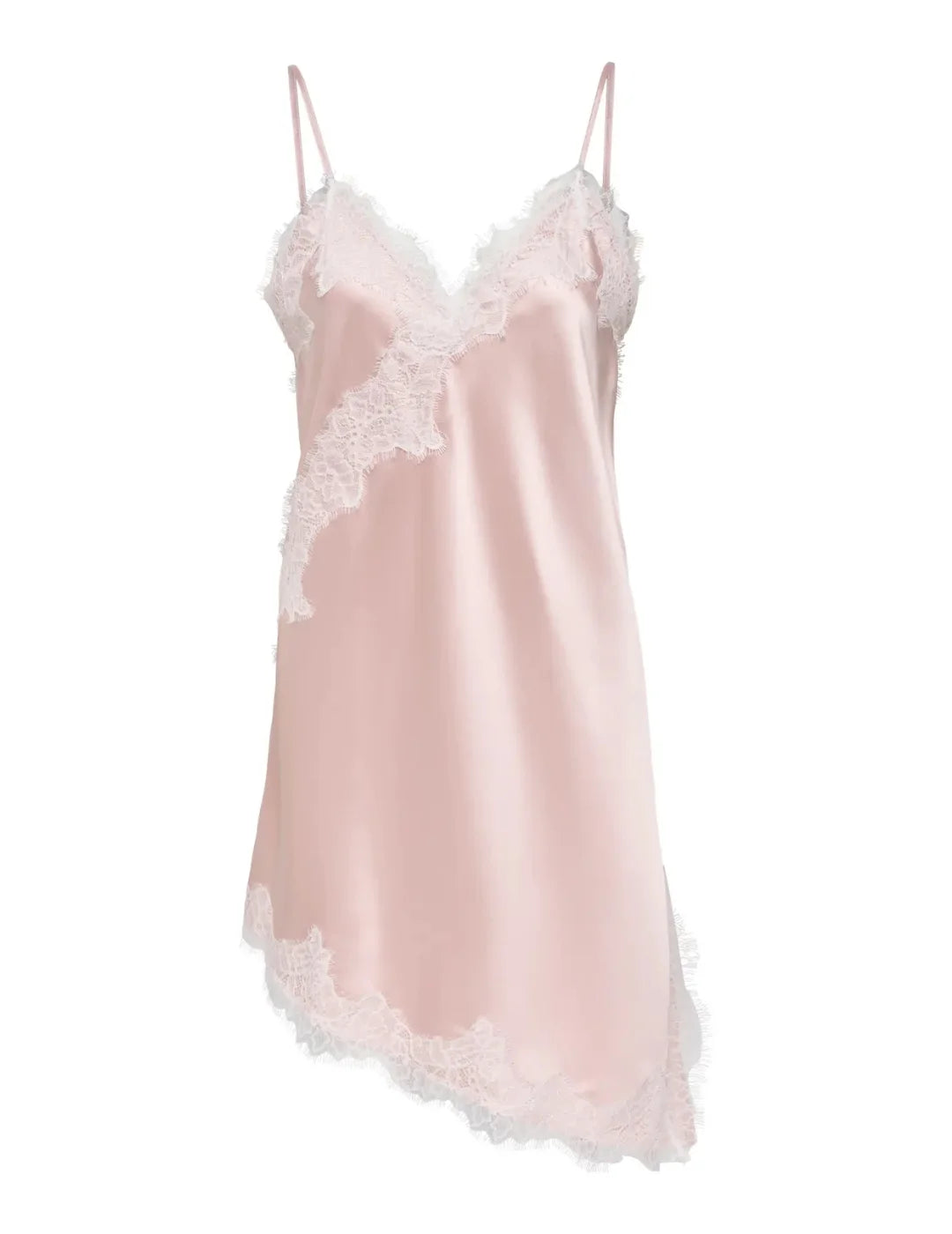 Vestido Corto Lencero ONLY Bella Rosa | Bicos de Fío