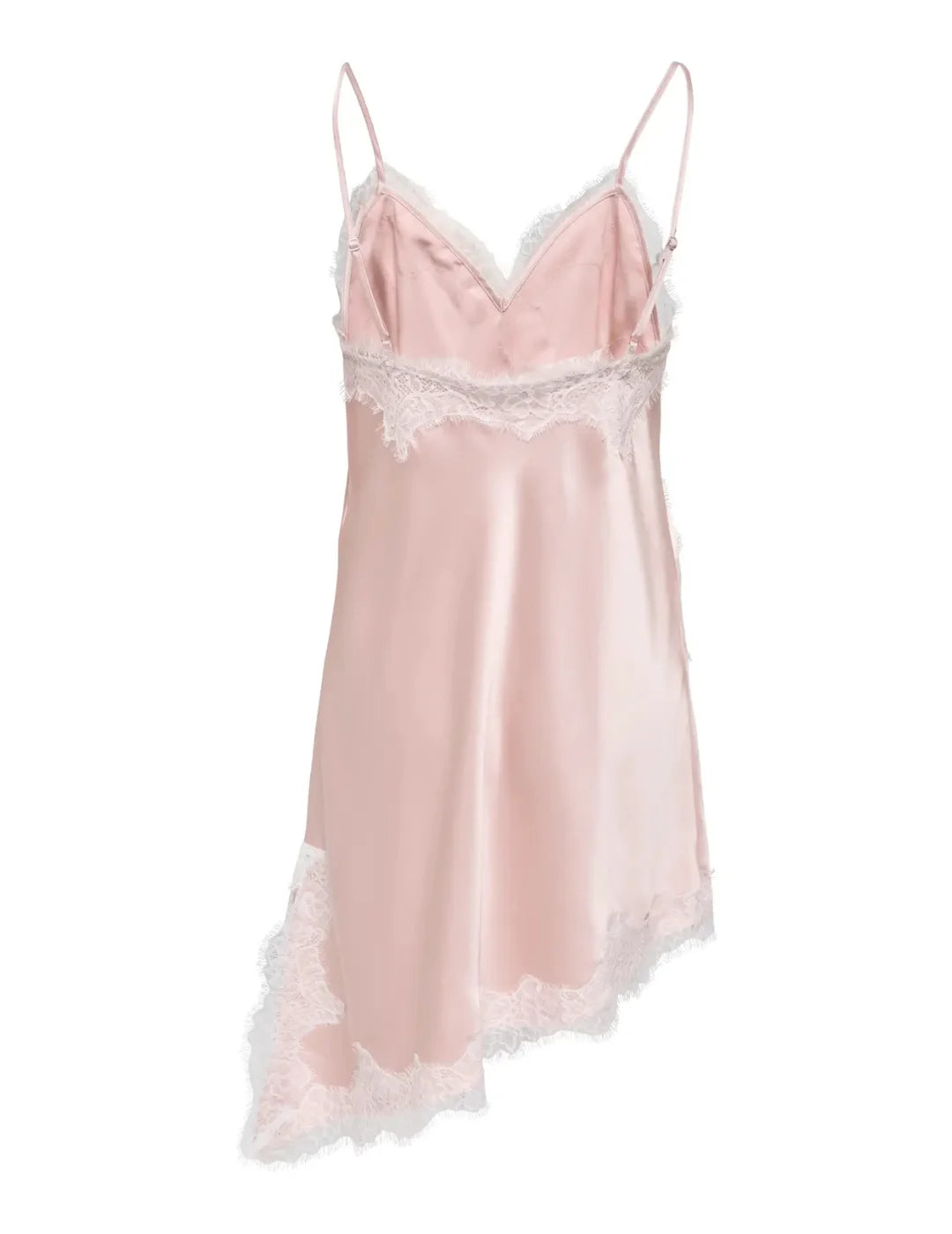 Vestido Corto Lencero ONLY Bella Rosa | Bicos de Fío