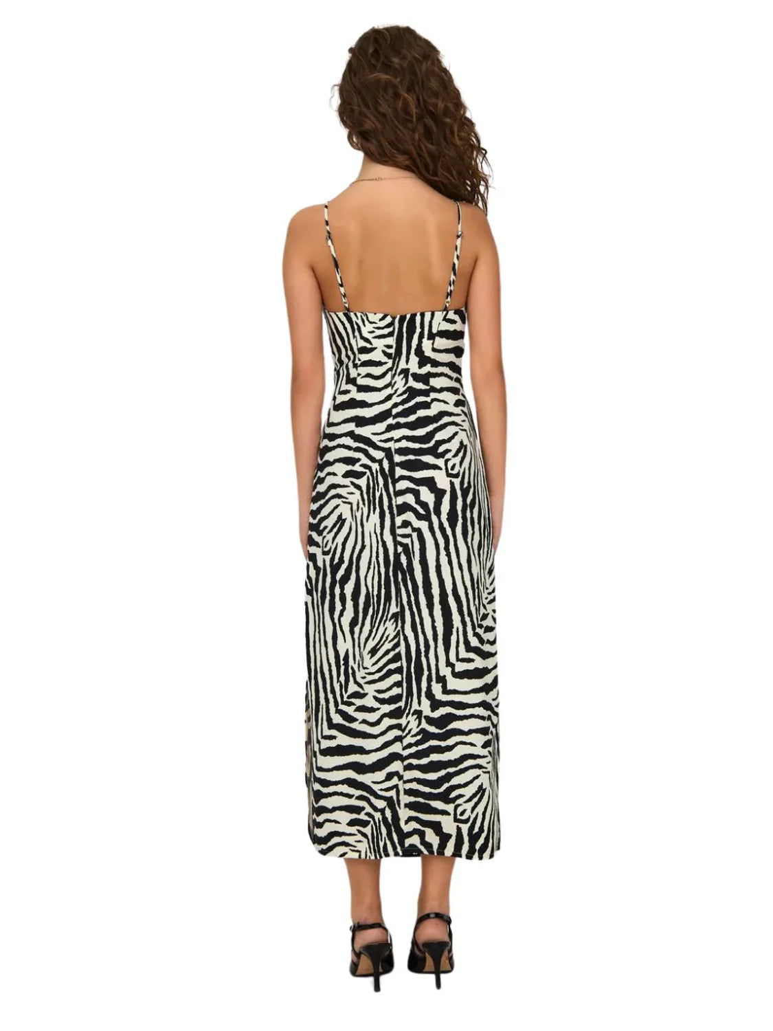 Vestido Midi Tirantes Only Onliris Blanco | Bicos de Fío