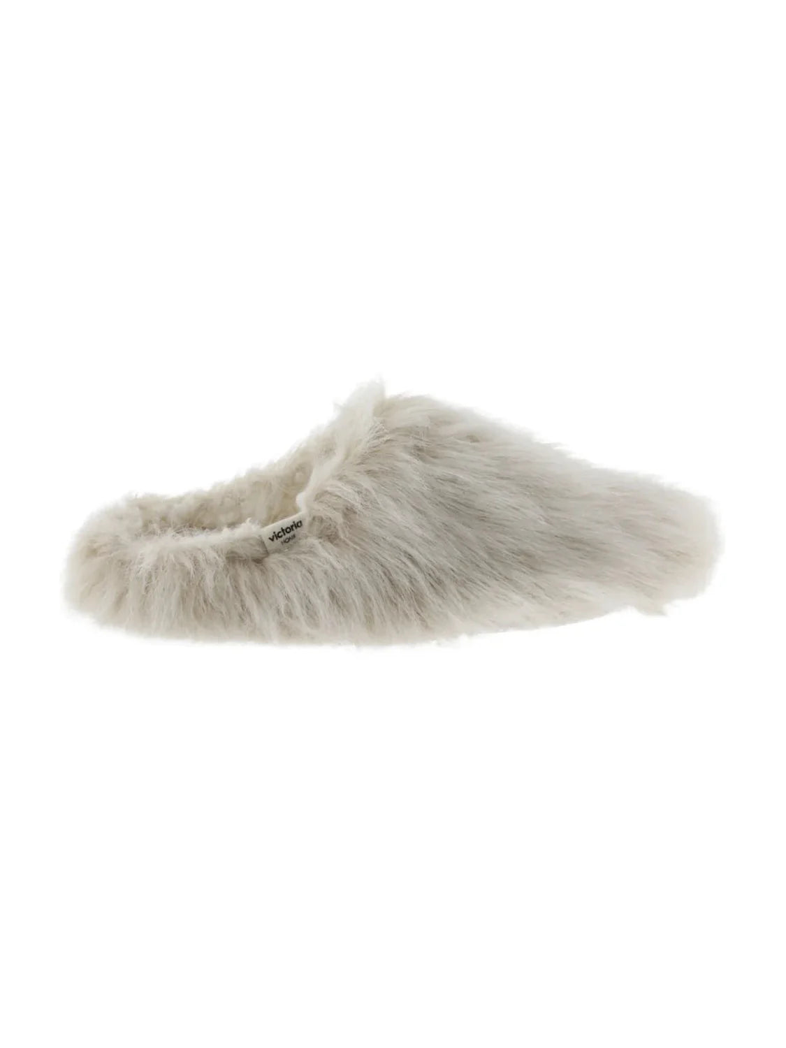 Zapatilla De Casa Victoria Norte Pelo Beige | Bicos de Fío