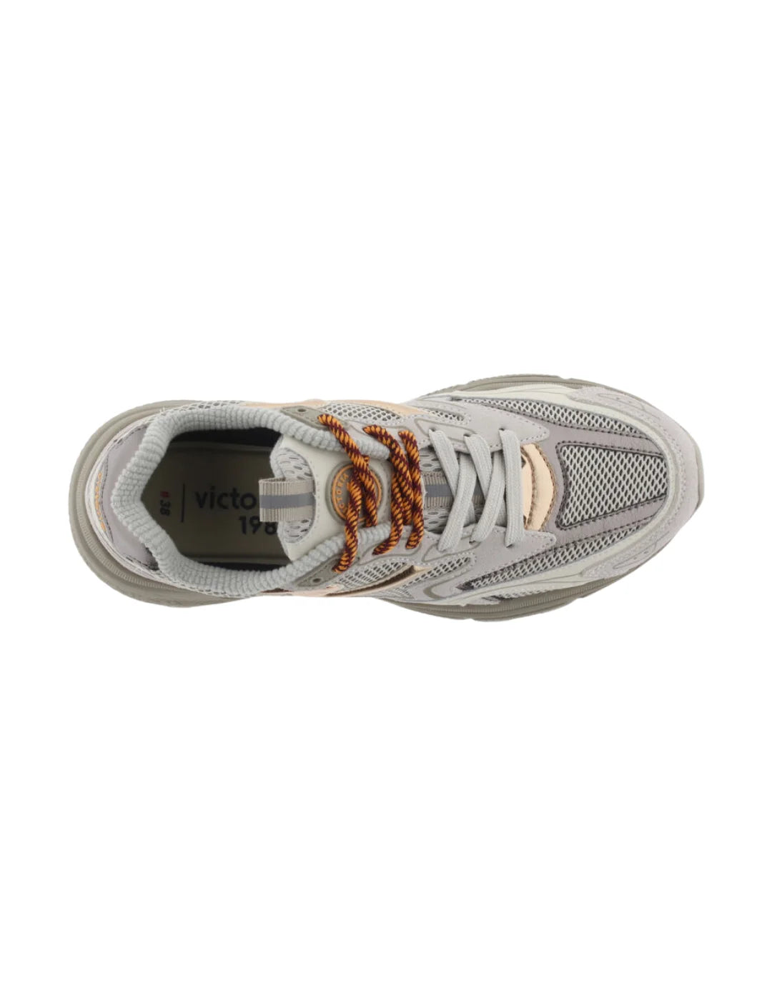 Zapatilla Deportiva Victoria Mythos Gris | Bicos de Fío