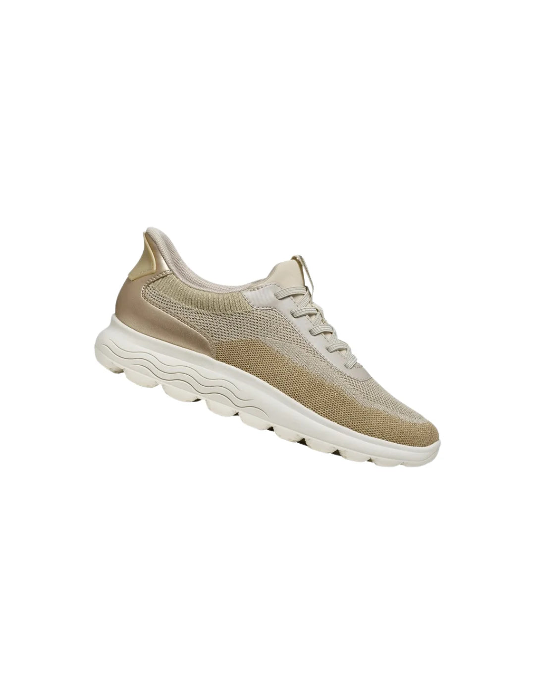 Zapatilla GEOX Spherica Plus Beige-Dorado | Bicos de Fío
