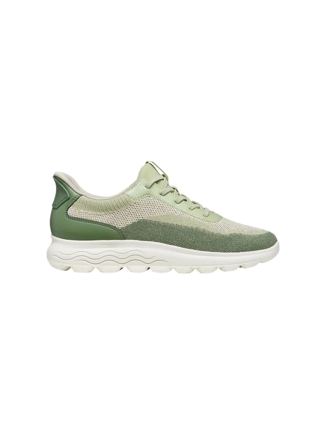 Zapatilla GEOX Spherica Plus Papyrus-Olive | Bicos de Fío