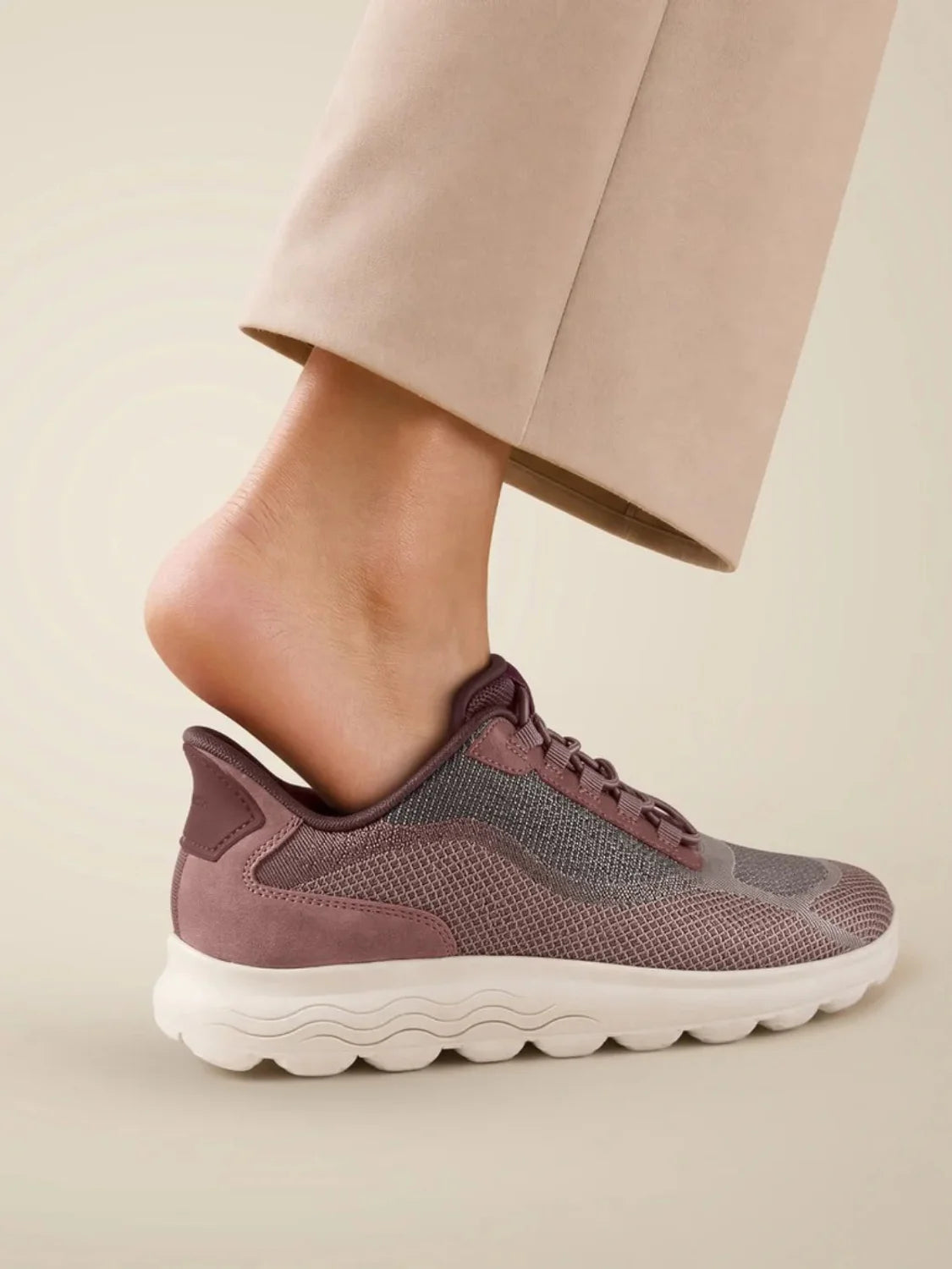 Zapatilla GEOX Spherica Plus WR Rosa | Bicos de Fío