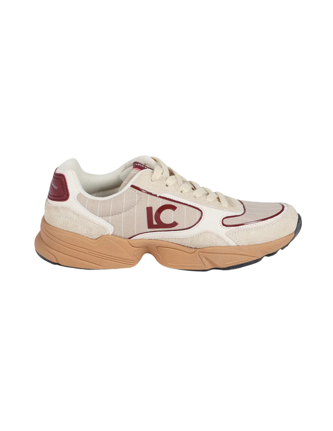 Zapatilla Tipo Running Lola Casademunt Beige | Bicos de Fío