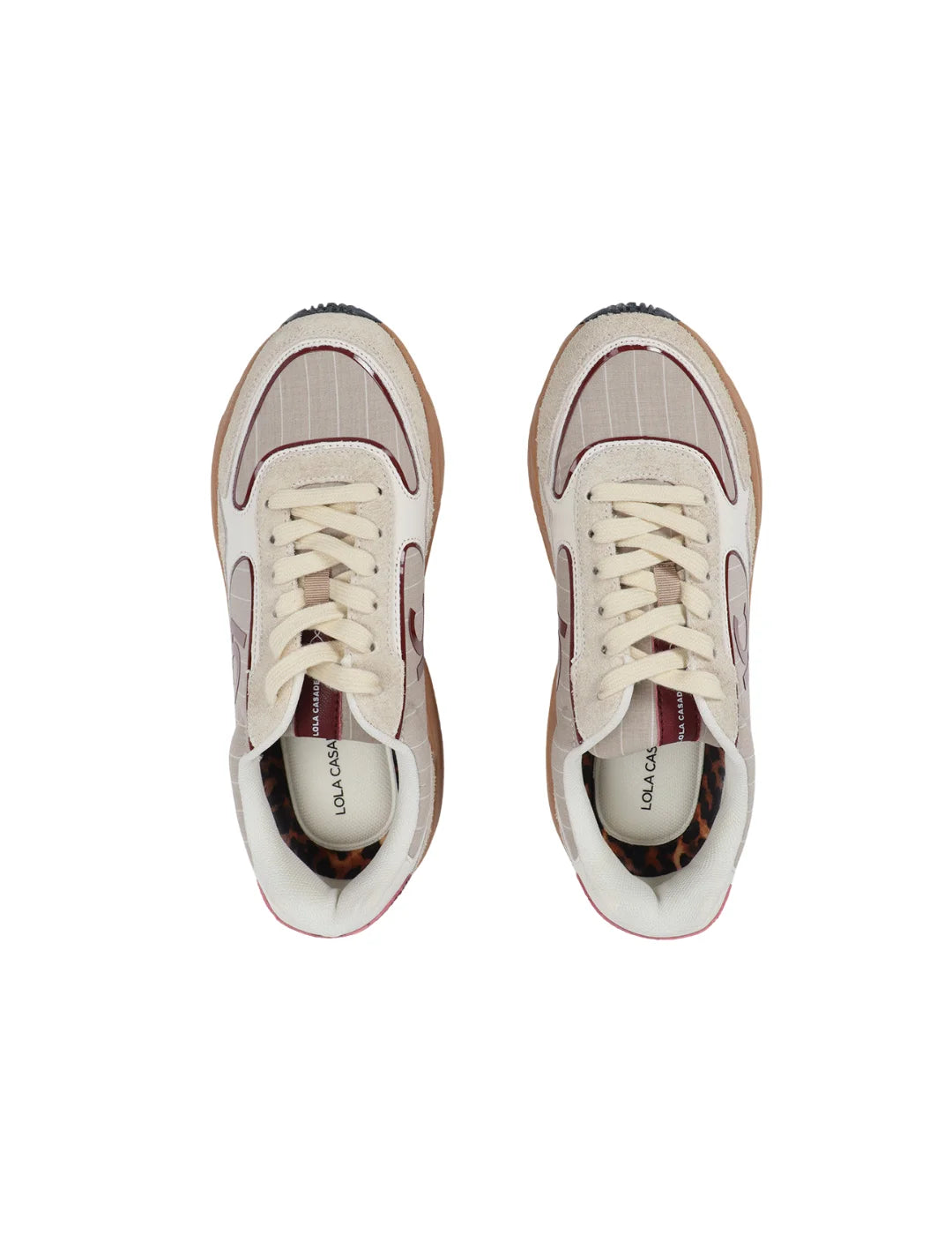Zapatilla Tipo Running Lola Casademunt Beige | Bicos de Fío