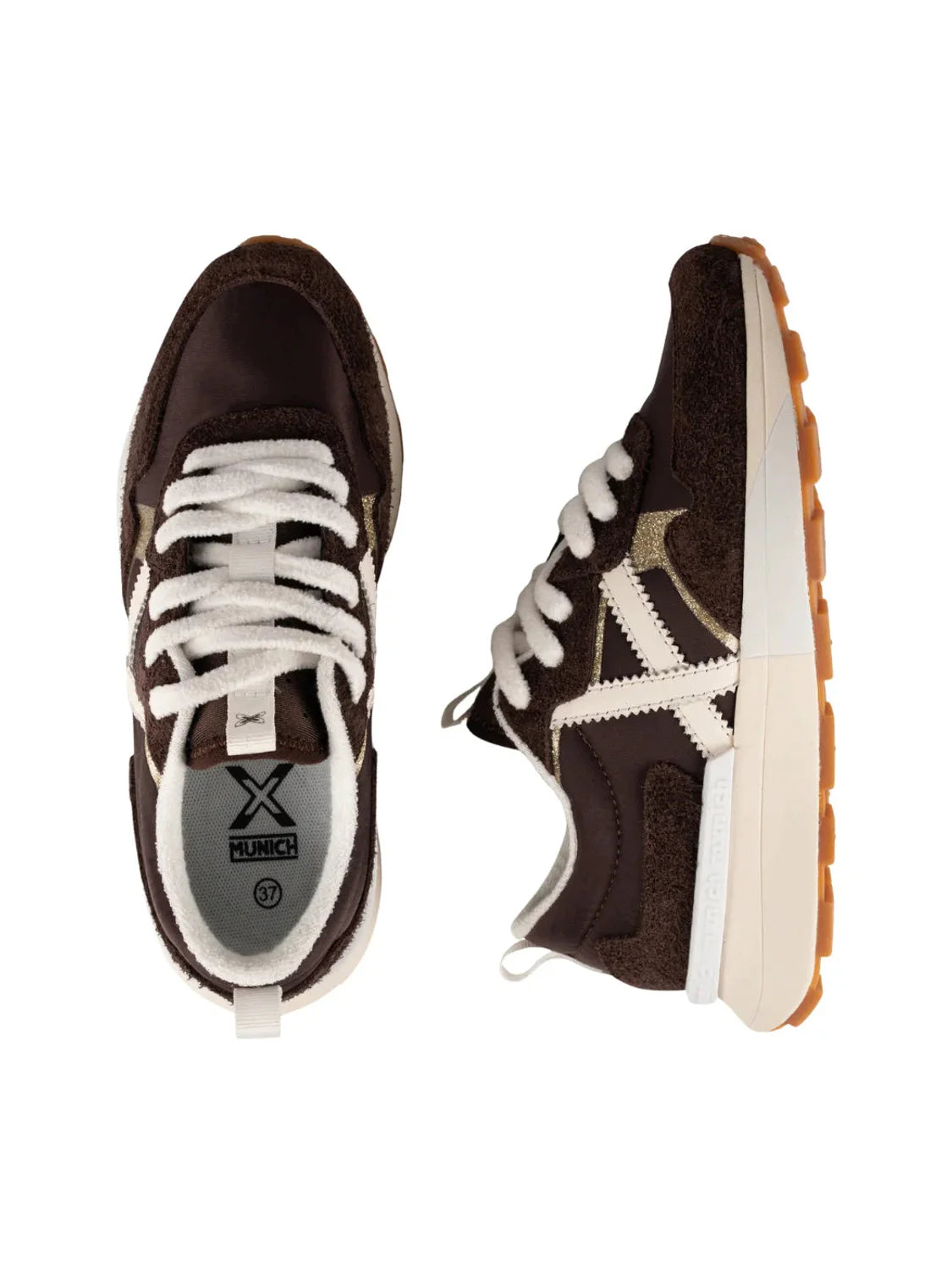 Zapatilla Munich Hi-Max 10 Marrón | Bicos de Fío