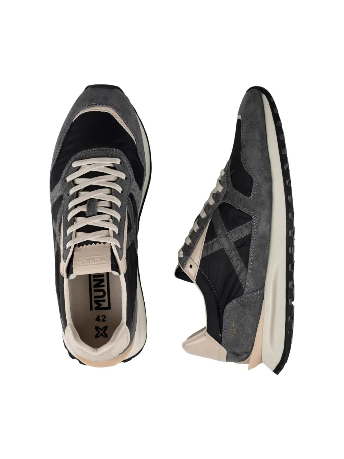 Zapatilla Munich Leggera 04 Negro | Bicos de Fío