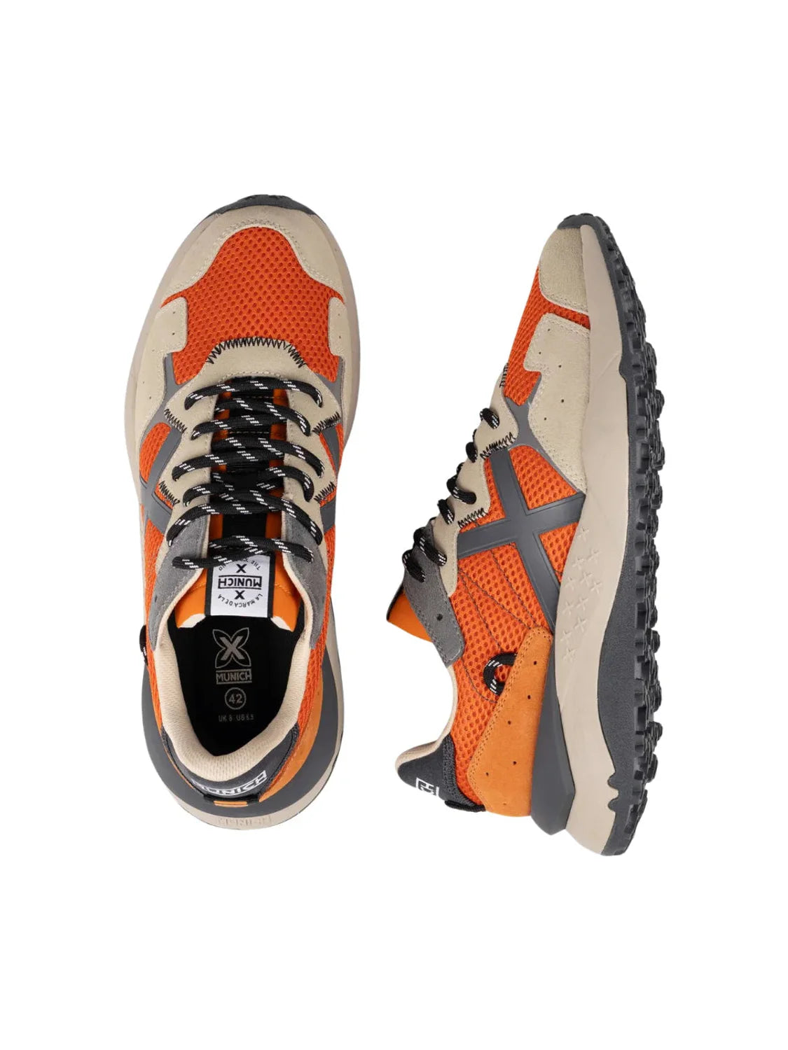 Zapatilla Munich Shibuya 34 Naranja | Bicos de Fío