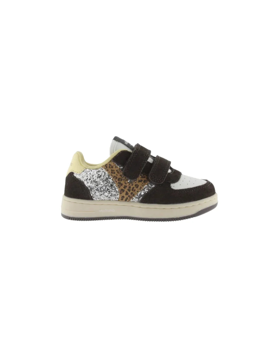 Zapatilla Victoria Tiempo Glitter Antracita | Bicos de Fío