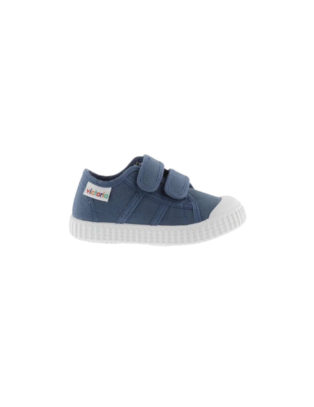 Zapatilla Victoria 1915 Basket Tiras Azul Jeans | Bicos de Fío