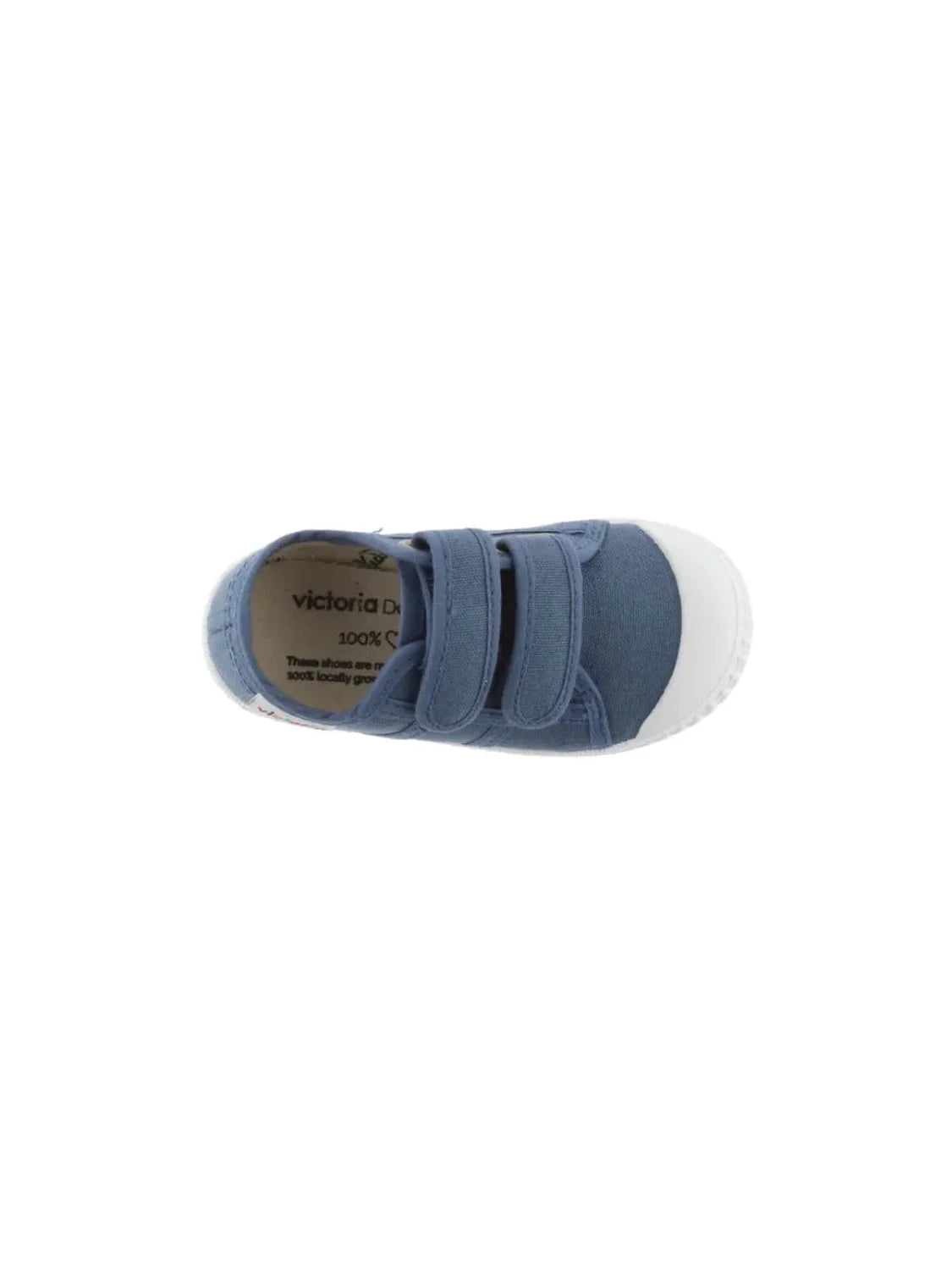 Zapatilla Victoria 1915 Basket Tiras Azul Jeans | Bicos de Fío
