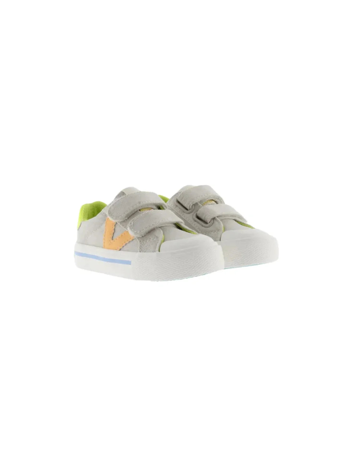 Zapatilla Victoria Tribu Tiras Lona Neón Beige | Bicos de Fío