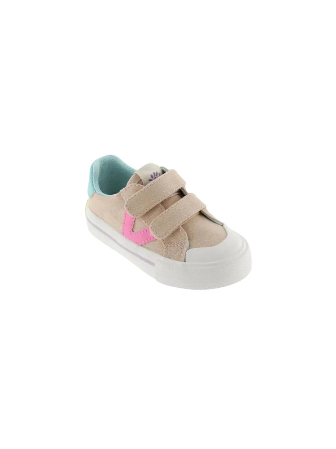 Zapatilla Victoria Tribu Tiras Lona Neón Rosa | Bicos de Fío