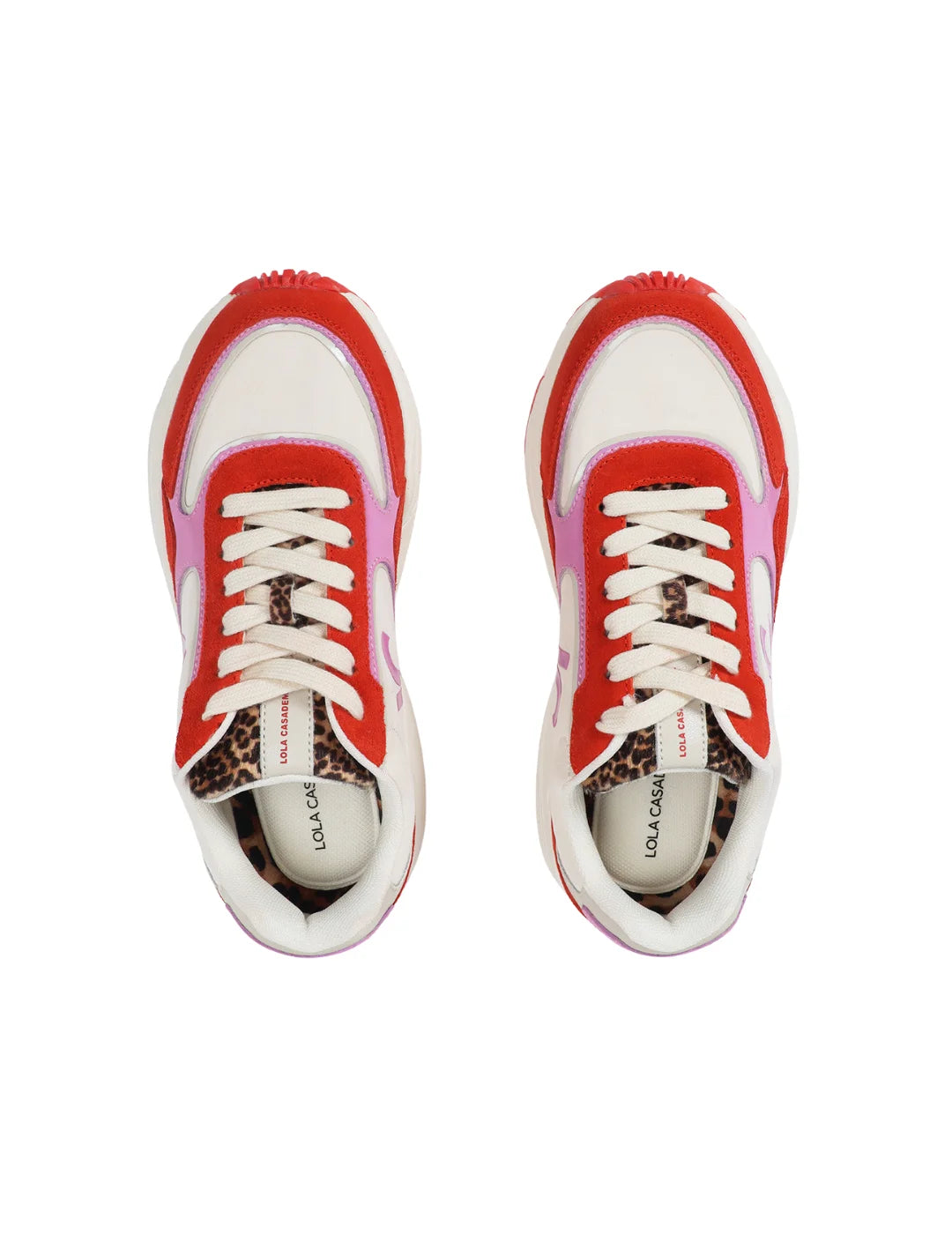 Zapatilla Tipo Running Lola Casademunt Rojo | Bicos de Fío