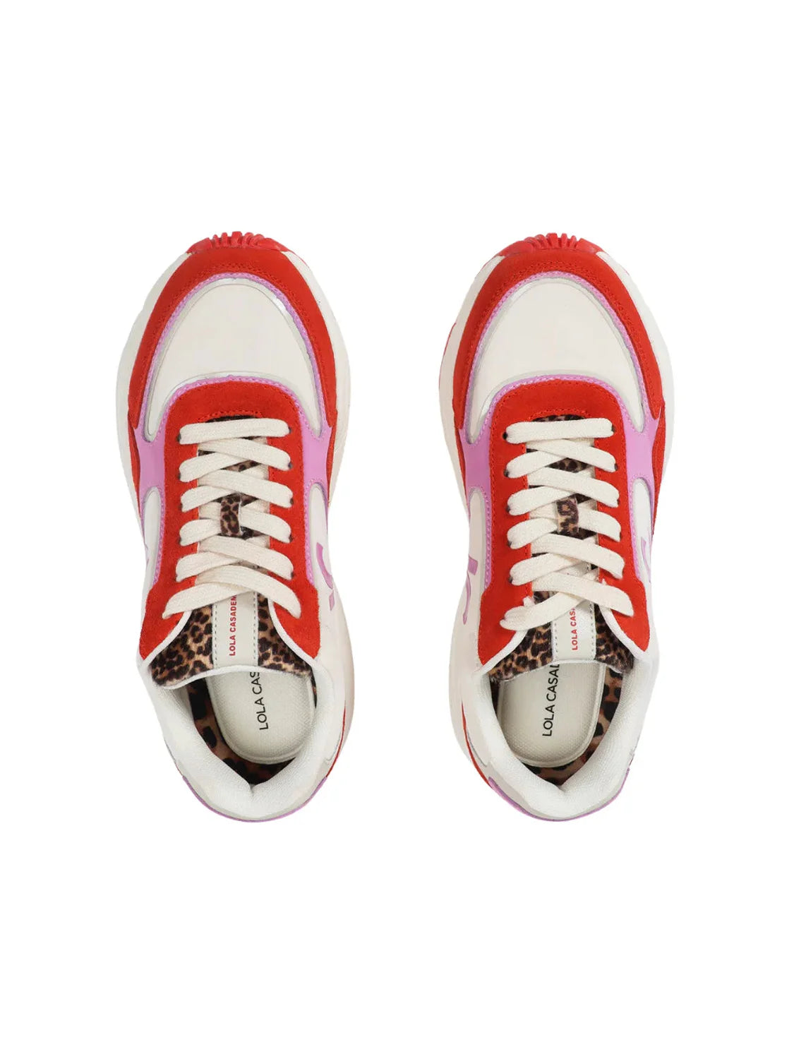 Zapatilla Tipo Running Lola Casademunt Rojo | Bicos de Fío