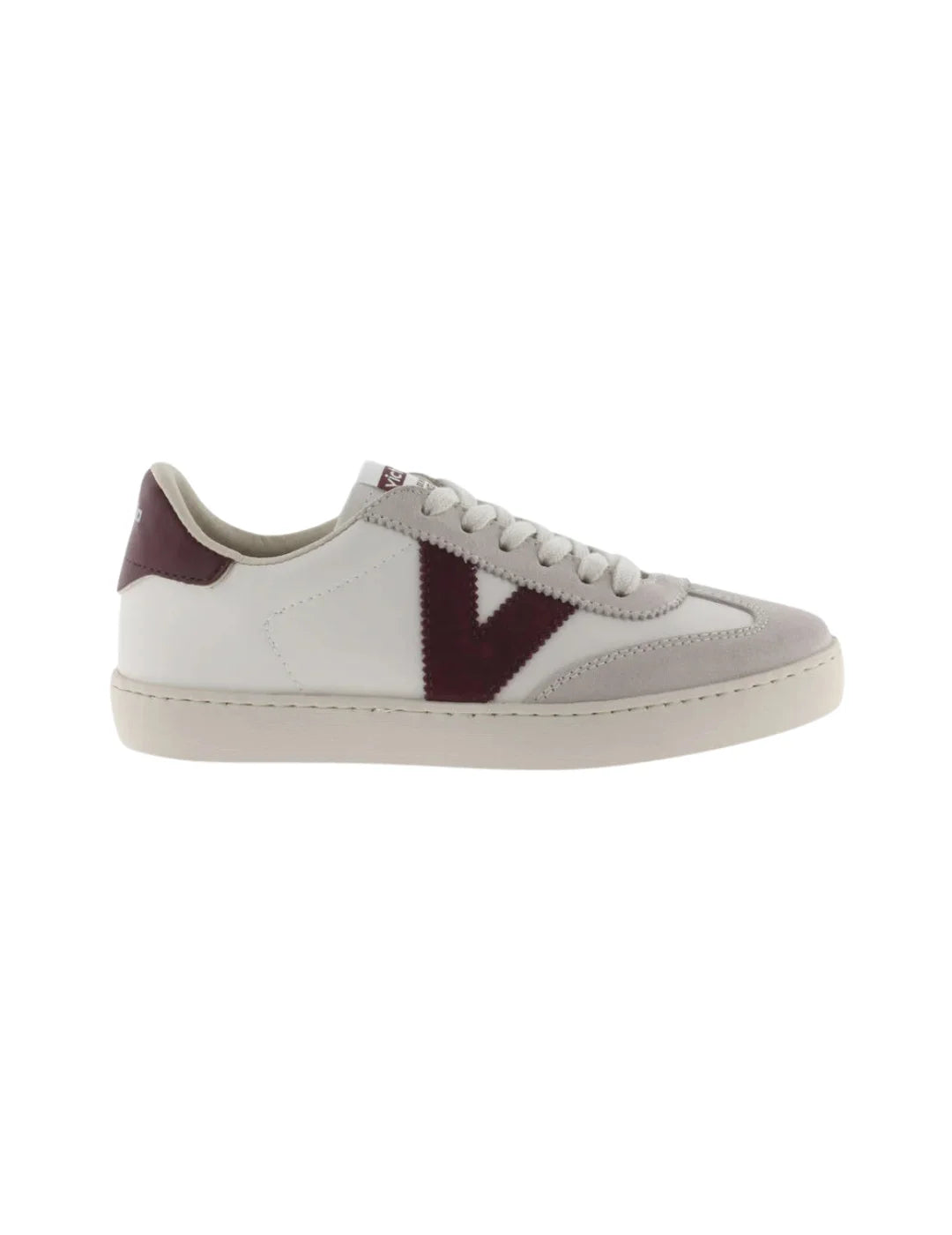Zapatilla Victoria Berlin Blanco-Granate | Bicos de Fío