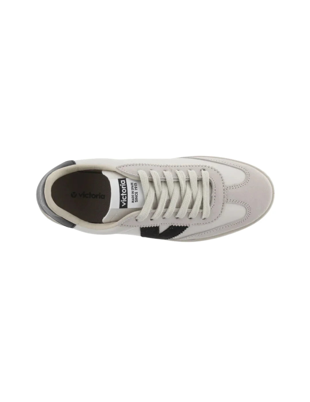 Zapatilla Victoria Berlin Blanco-Negro | Bicos de Fío