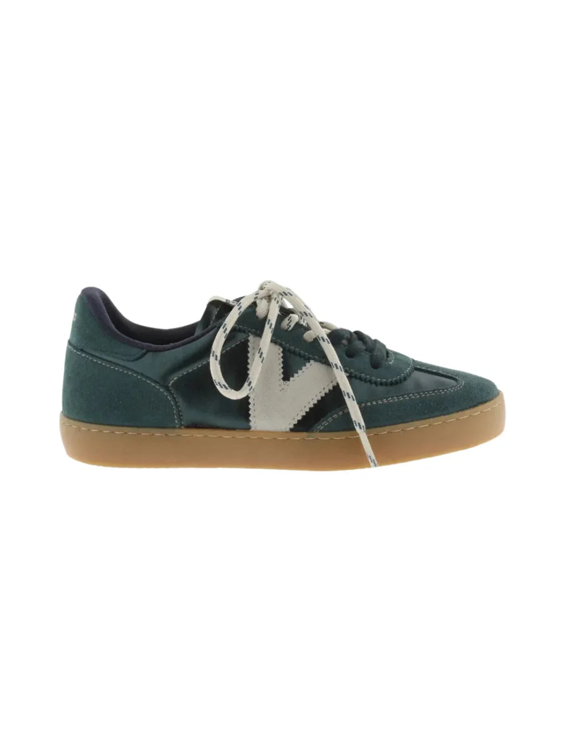 Zapatilla Victoria Berlín Piel Serraje Verde | Bicos de Fío