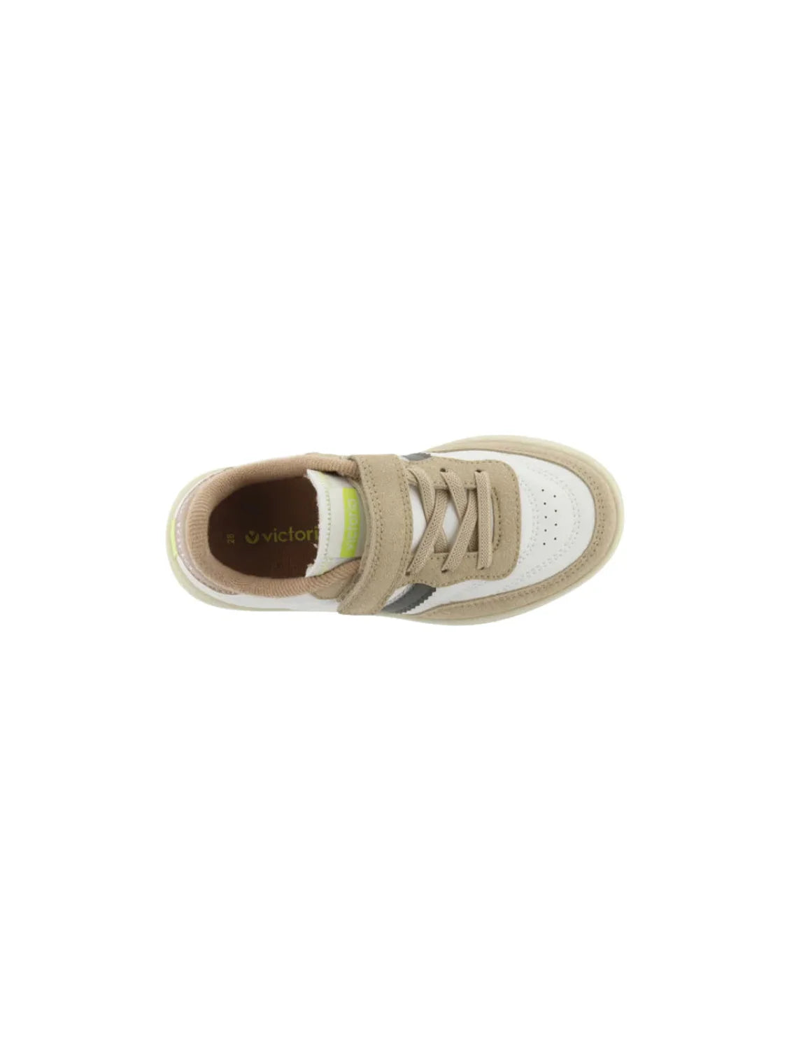 Zapatilla Victoria Oslo Blanco-Beige | Bicos de Fío