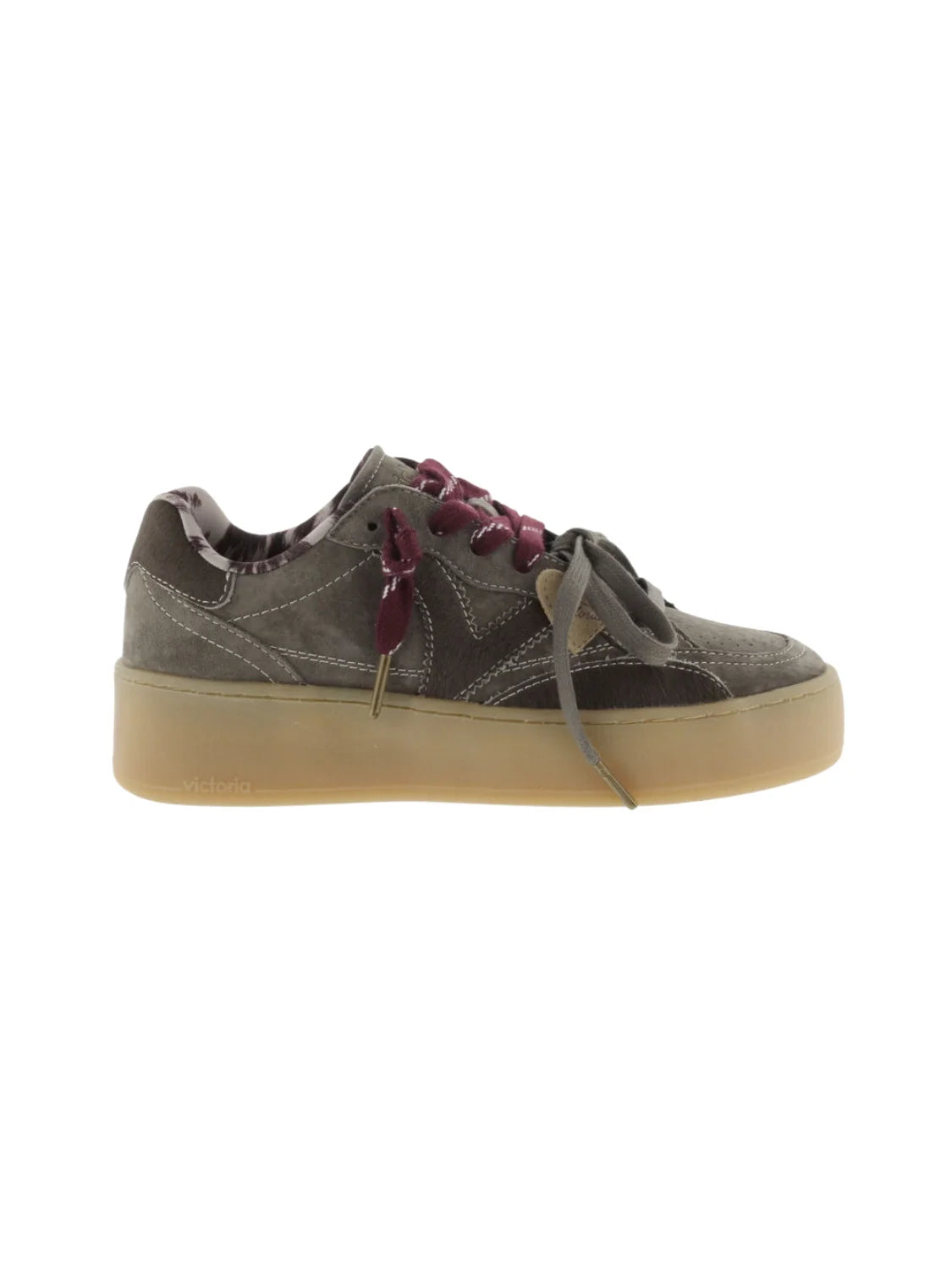 Zapatilla Victoria Turin Serraje Khaki | Bicos de Fío