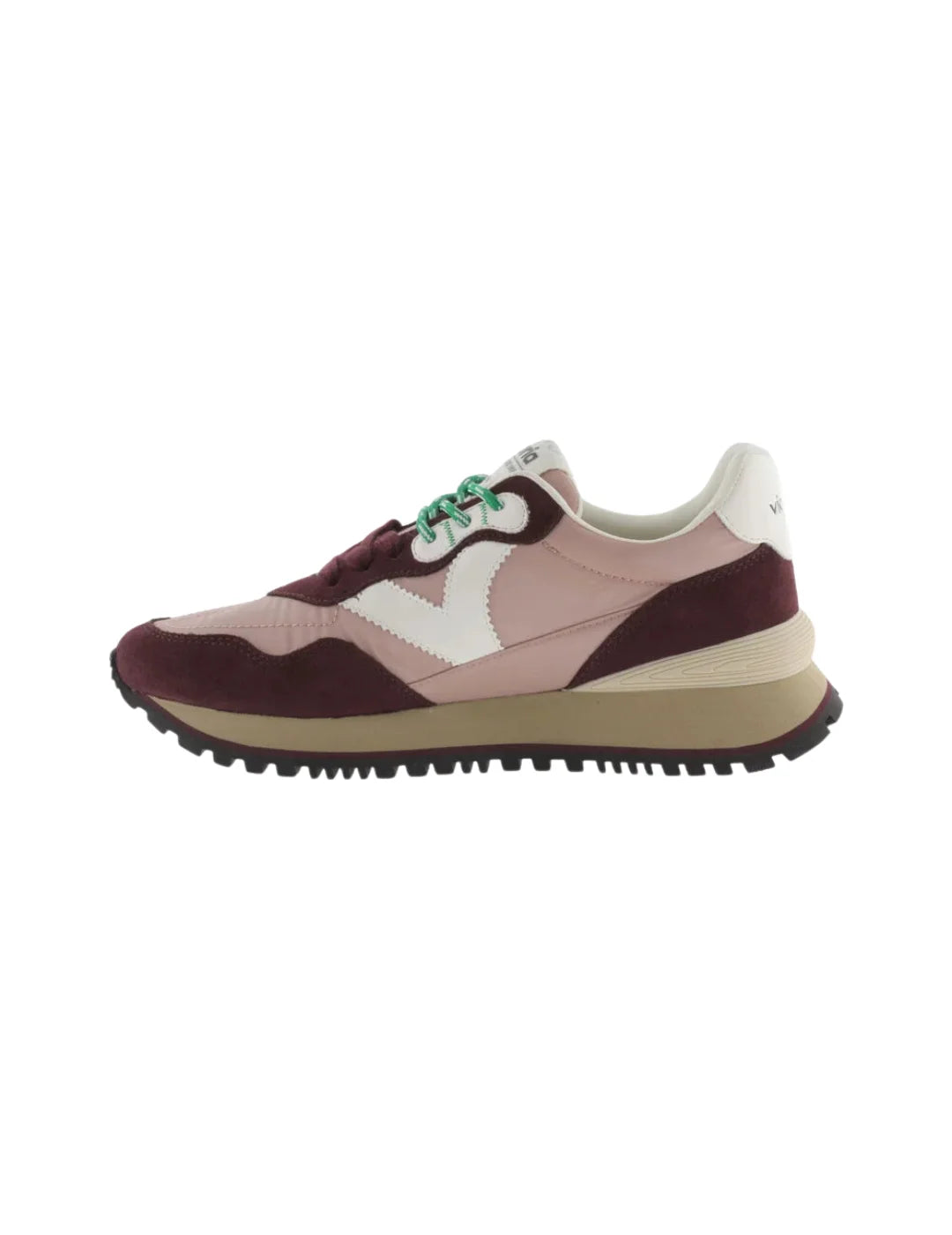 Zapatilla Victoria Viento Rosa Burdeos | Bicos de Fío