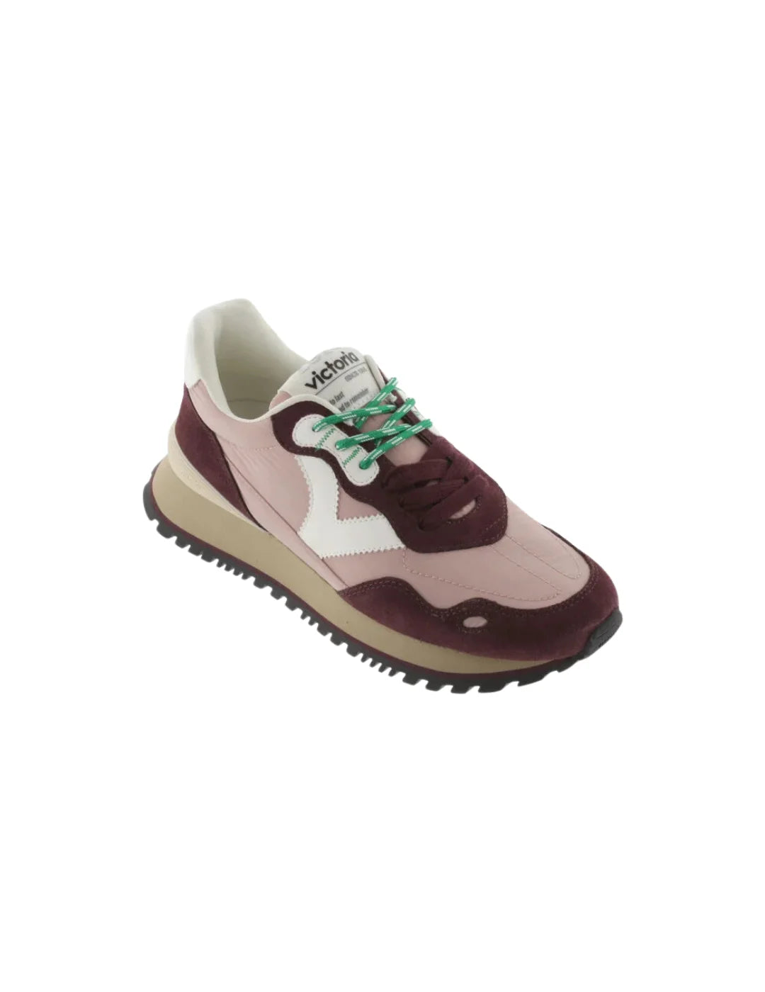 Zapatilla Victoria Viento Rosa Burdeos | Bicos de Fío