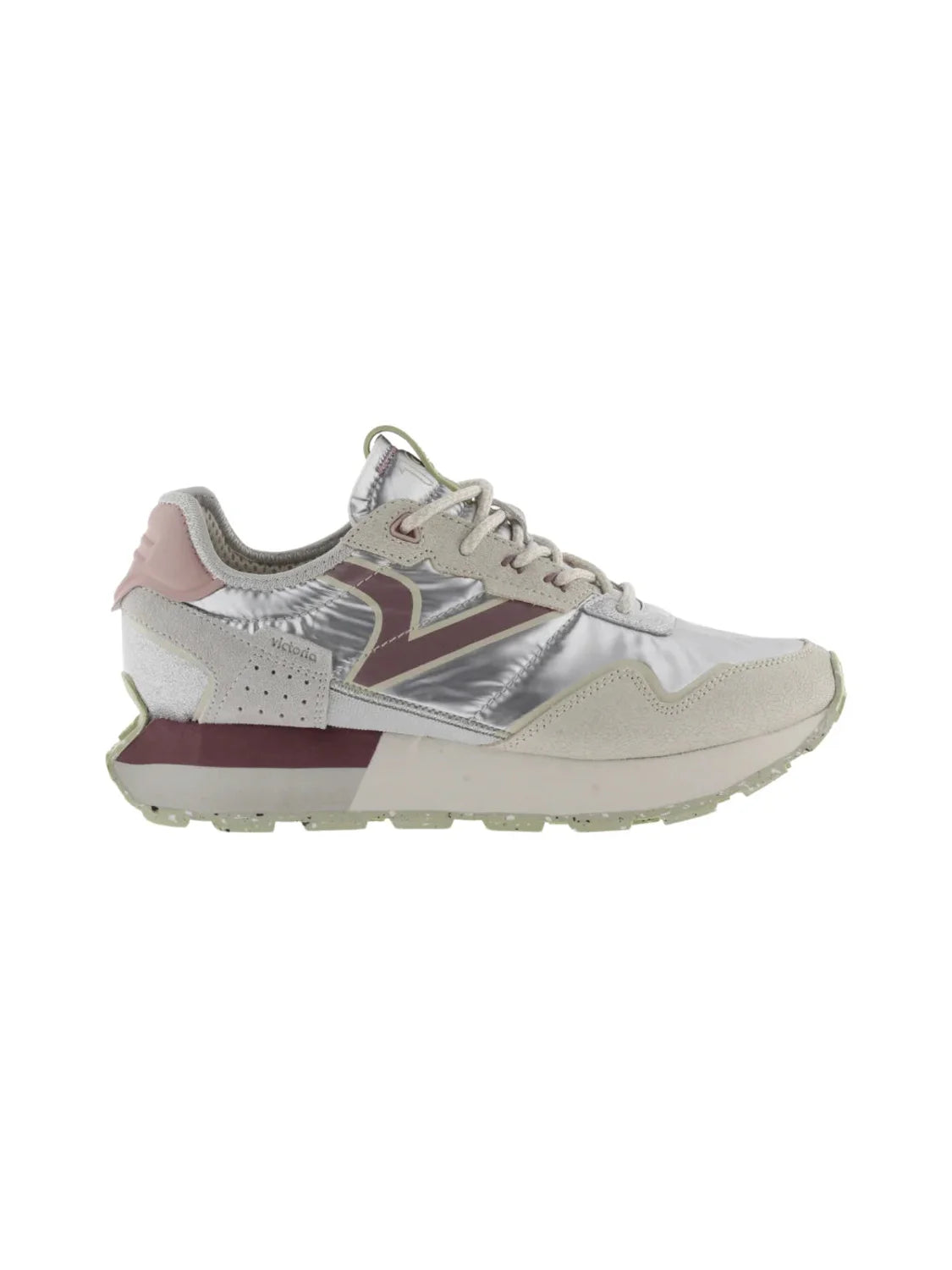 Zapatilla Victoria Wing Sport Chic Plata | Bicos de Fío