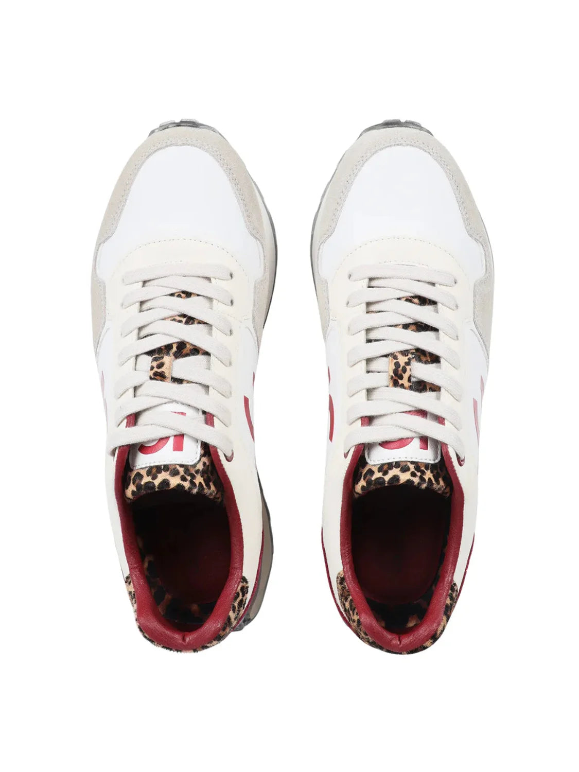 Zapatilla Lola Casademunt Animal Print Blanco | Bicos de Fío