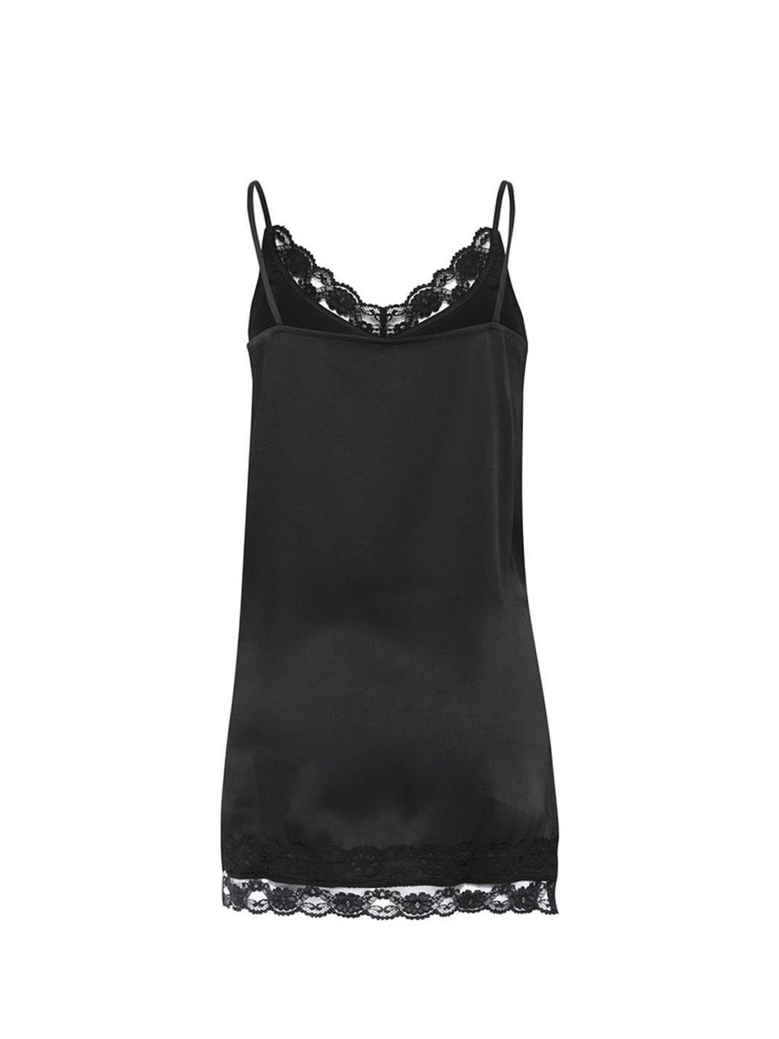 Top lencero BLENDSHE Hanna Negro - Bicos de Fío