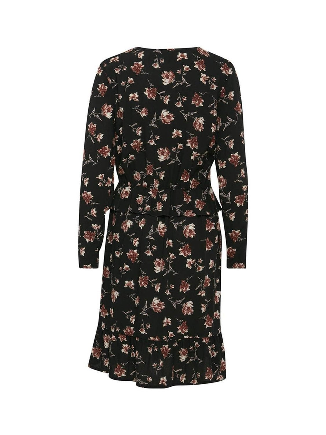 Vestido estampado ICHI X Blake - Bicos de Fío