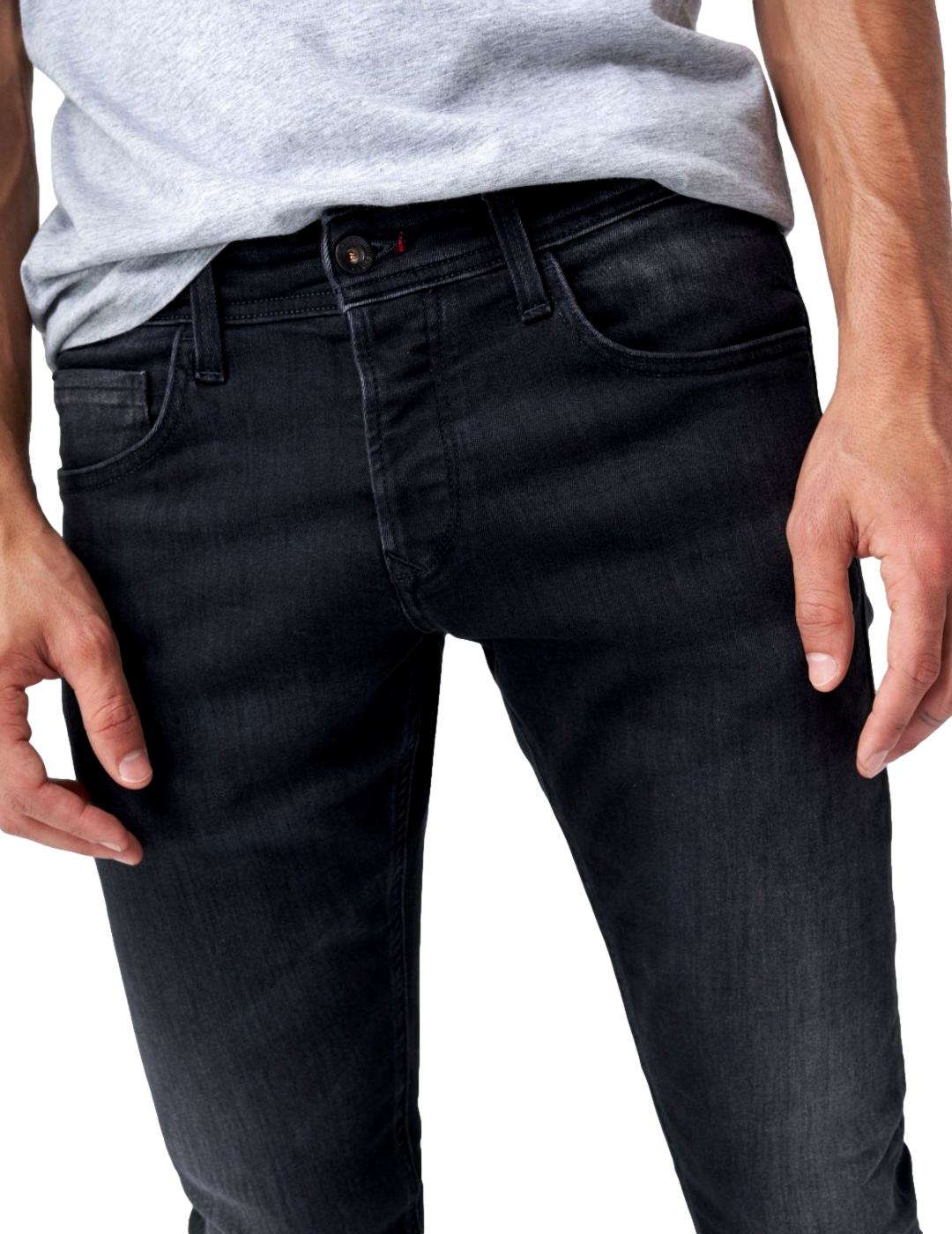 Vaqueros Salsa Skinny Negro - Bicos de Fío