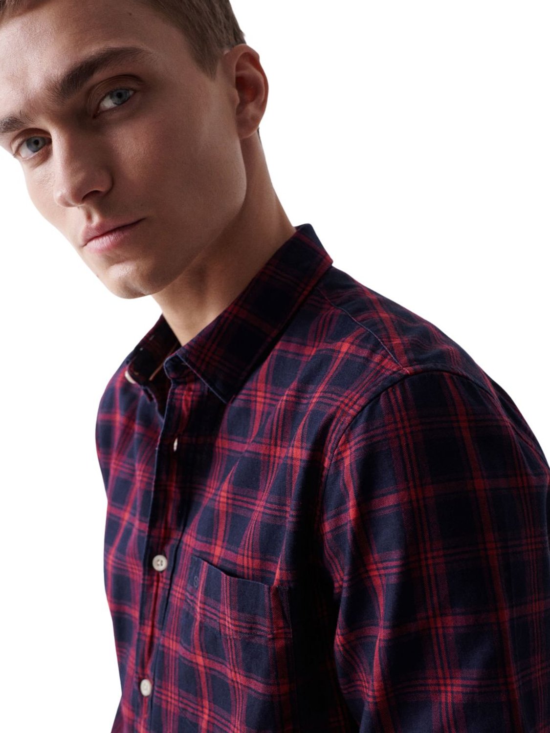 Camisa casual de cuadros Salsa Marino - Bicos de Fío