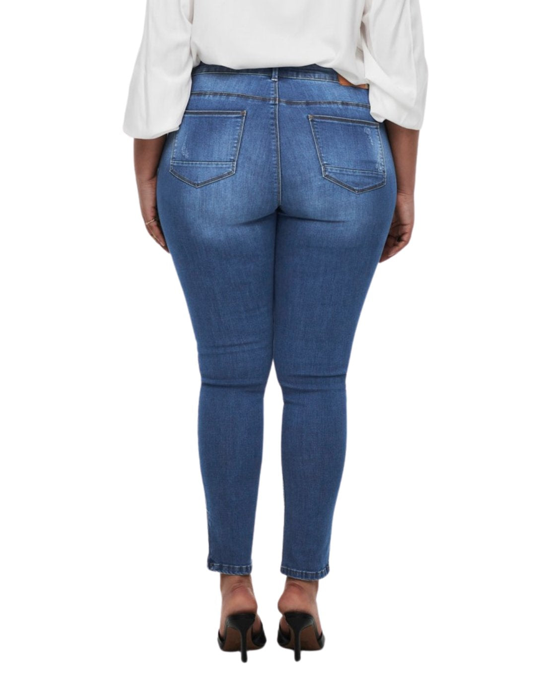 Vaqueros skinny curvy azul Only Carmakoma | Bicos de Fío