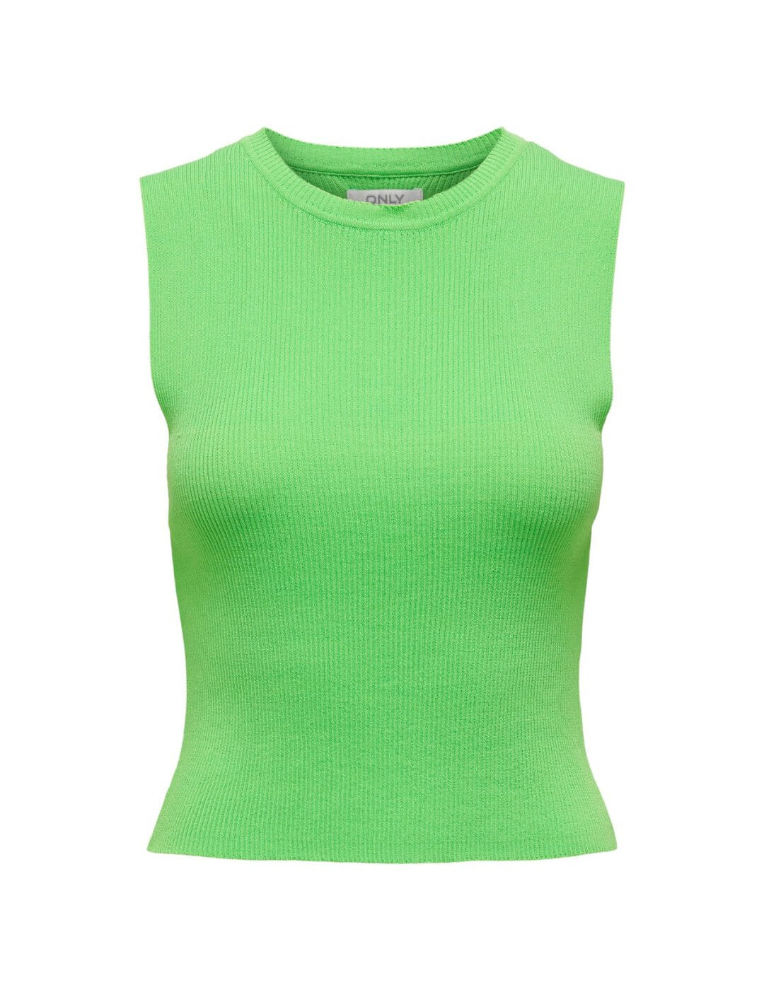Top verde sin mangas Only | Bicos de Fío