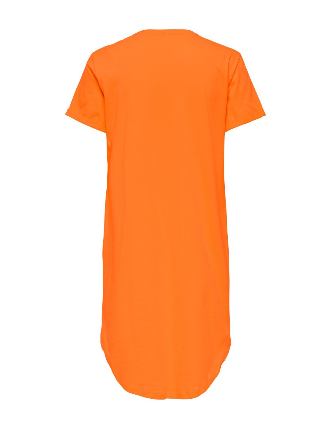 Vestido básico naranja Only May | Bicos de Fío