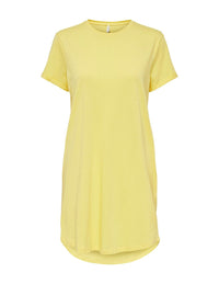 Vestido básico amarillo Only May | Bicos de Fío