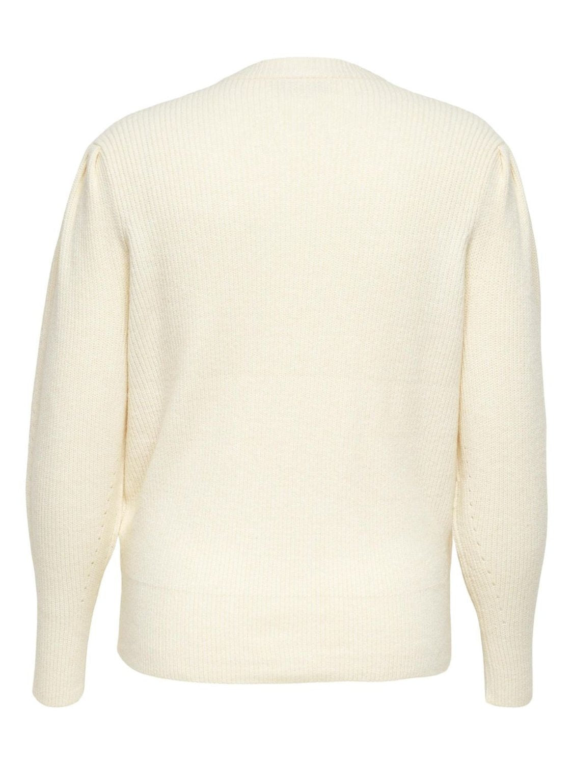 Jersey de punto Only Carmakoma Carfia Beige - Bicos de Fío