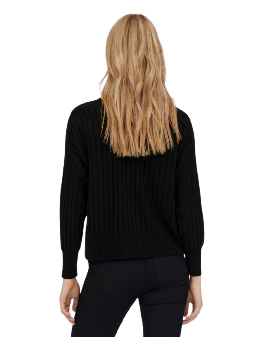 Jersey de punto Only Onlnew Negro - Bicos de Fío