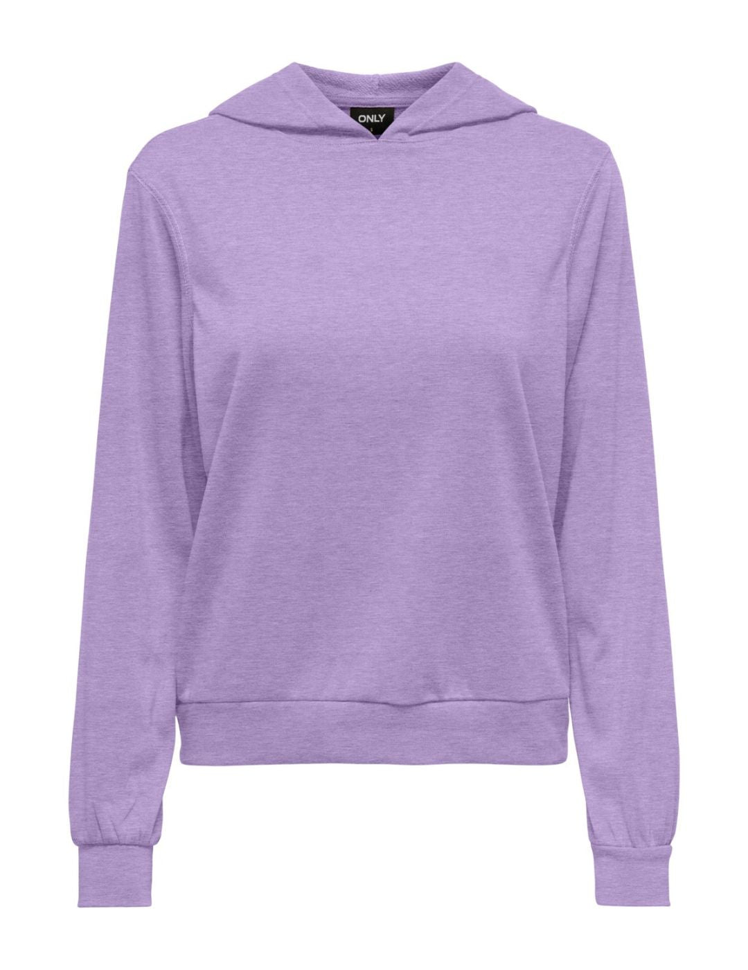 Sudadera con capucha violeta Only - Bicos de Fío