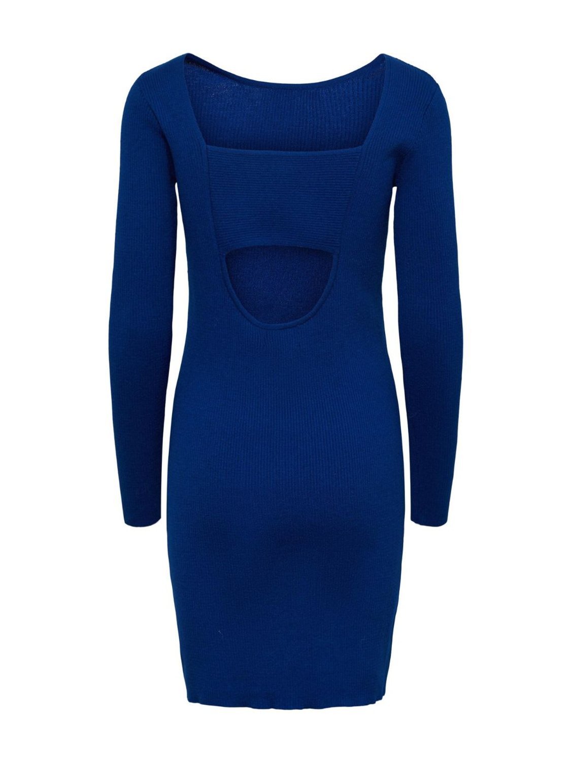 Vestido de punto con espalda abierta Pieces Pcnia Azul - Bicos de Fío