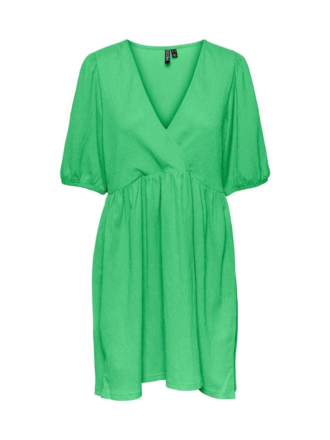 Vestido corto informal Pieces Luna Verde | Bicos de Fío