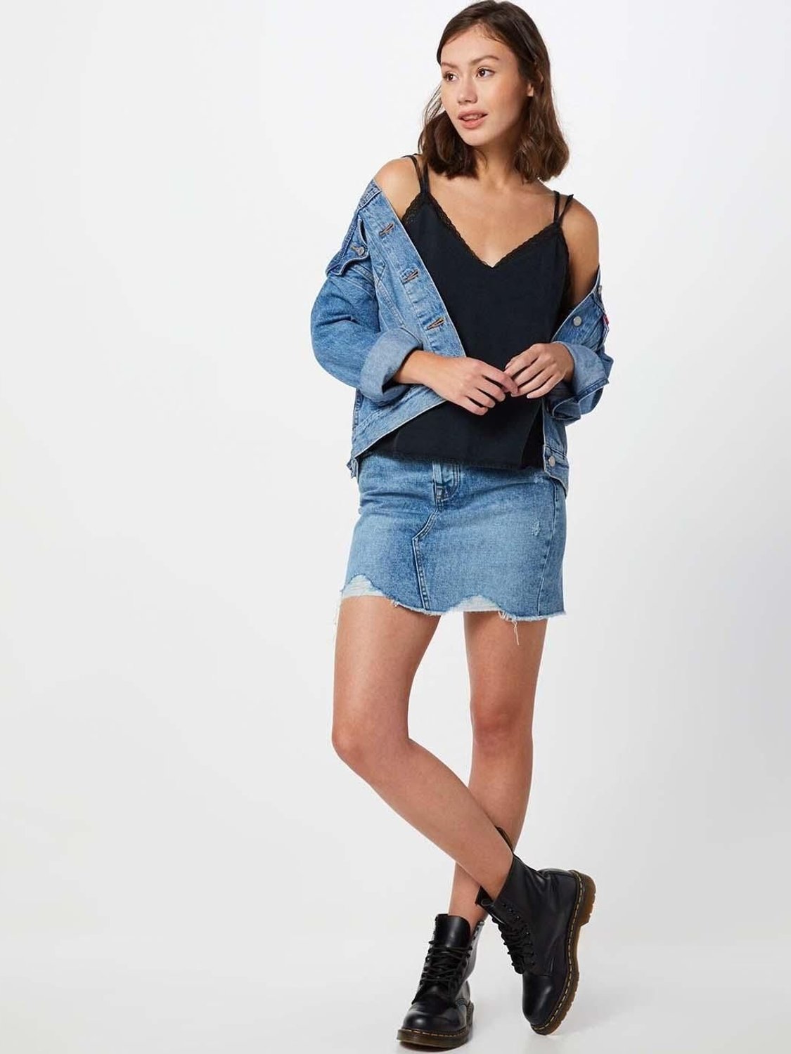 Top Lencero Noisy May Tessie Negro - Bicos de Fío