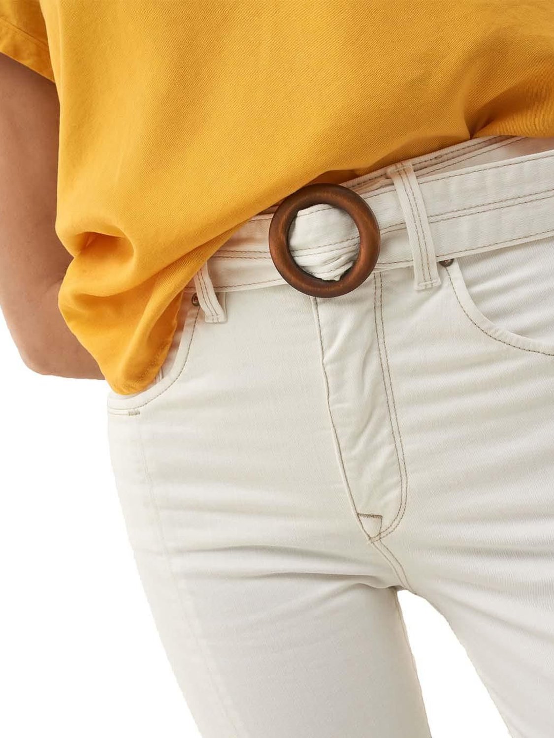 Vaqueros Salsa Jeans Push In Secret Glamour Blanco - Bicos de Fío