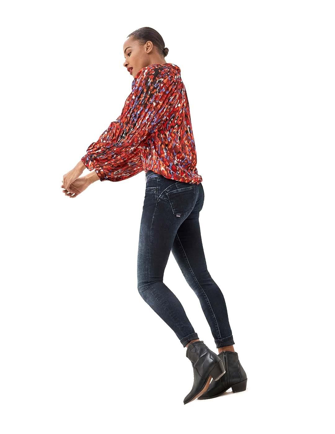 Vaqueros Salsa Jeans Push Up Wonder Skinny con brillo - Bicos de Fío