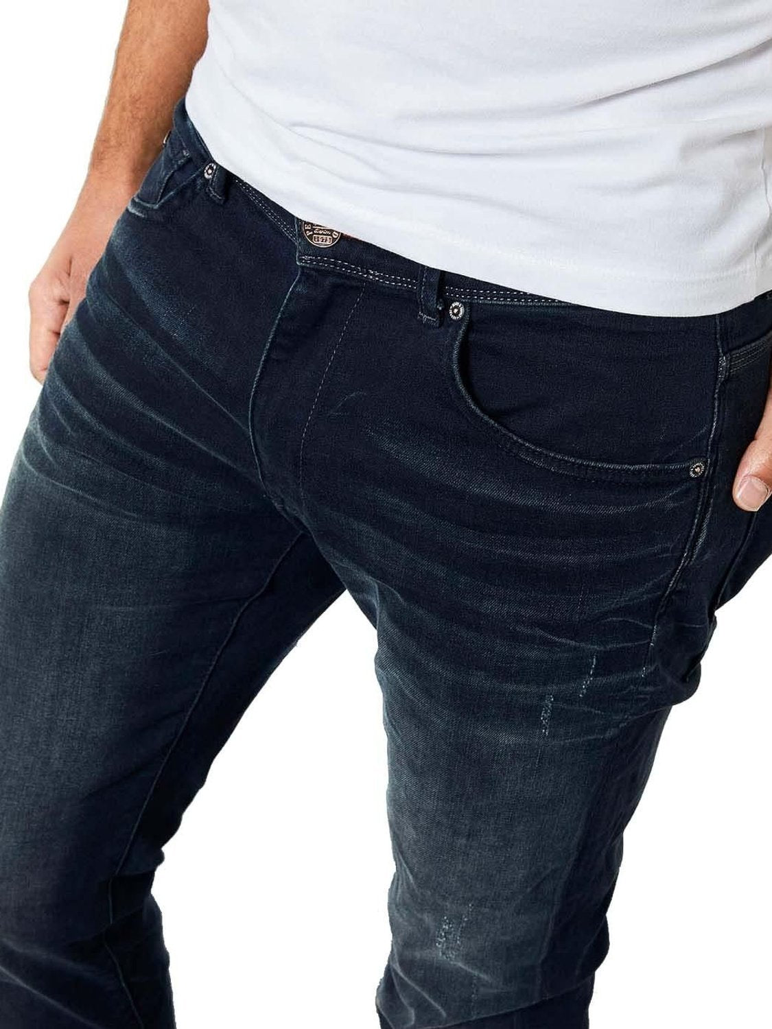 Vaqueros Petrol Seaham Vtg Dark Blue - Bicos de Fío