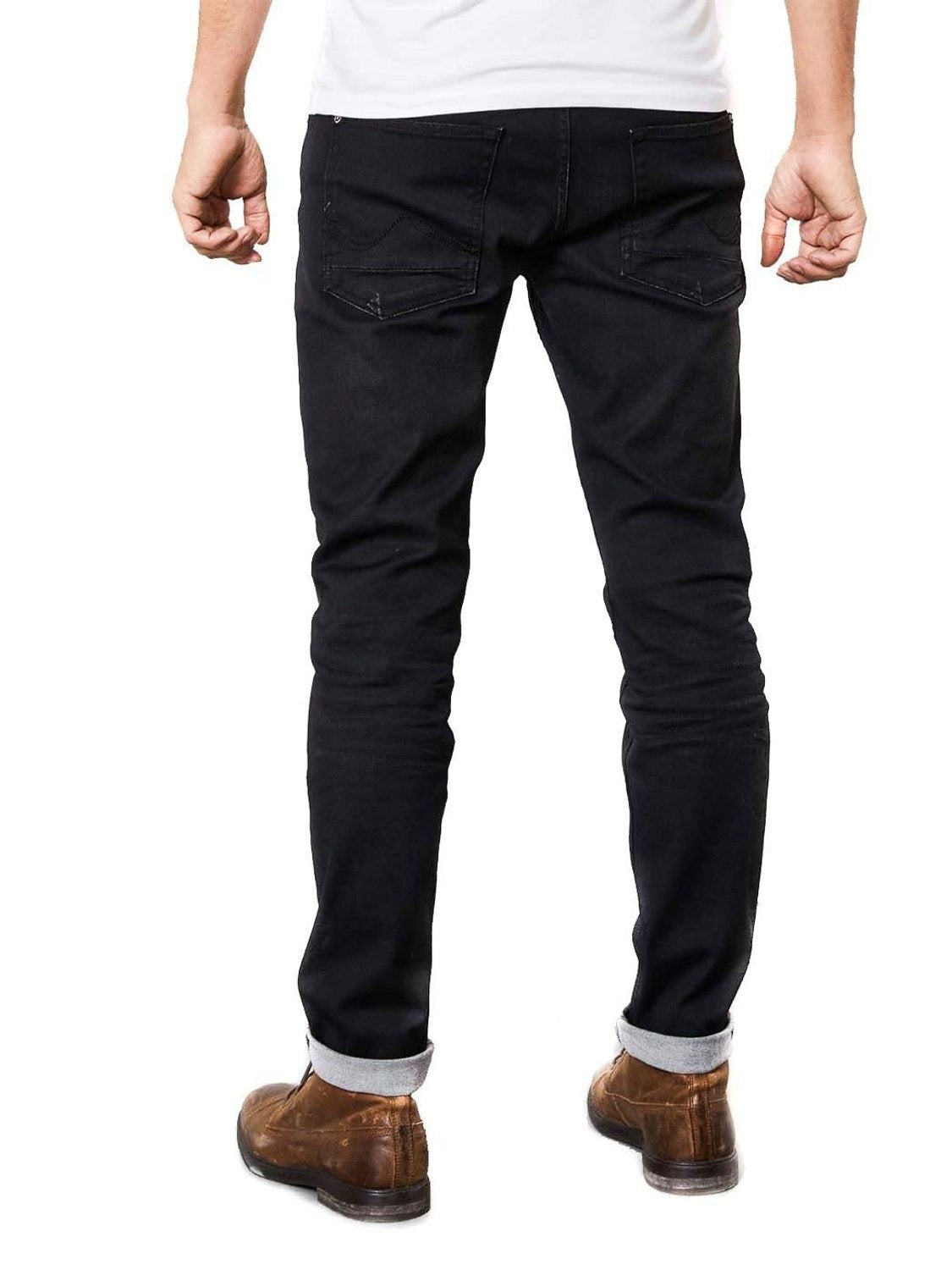 Vaqueros Petrol Industries Seaham Coated Negro - Bicos de Fío