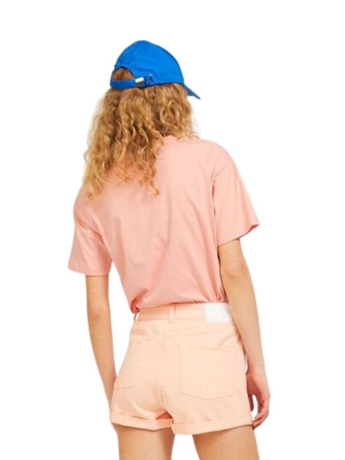 Camiseta JJXX Jxella Anna Fierce Rosa - Bicos de Fío